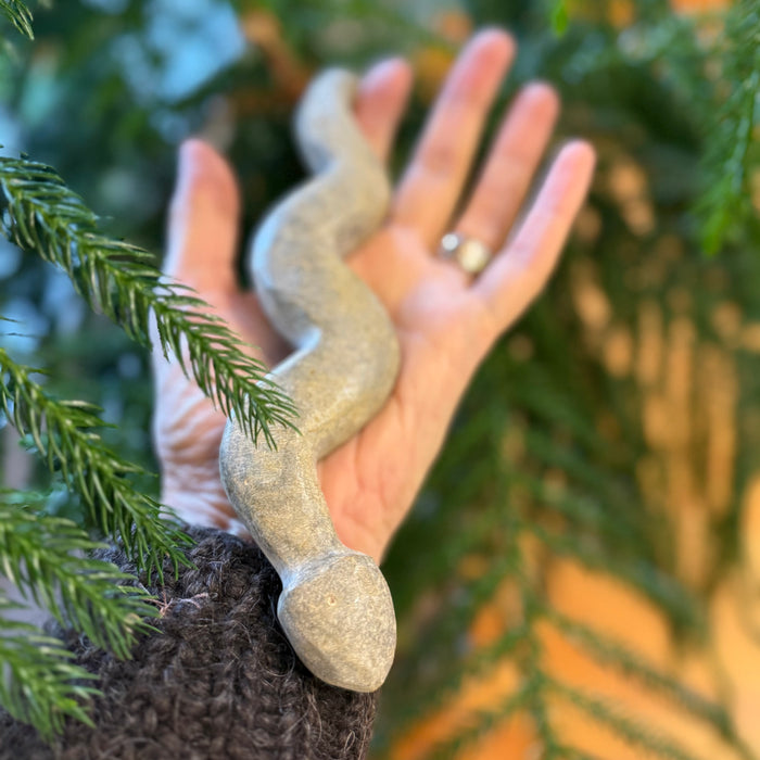 Snake Stone Carving Fetish, by Salvador Romero