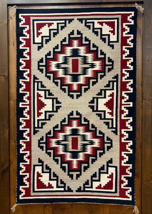 Ganadao Red Navajo Rug, by Nelly Yazzie