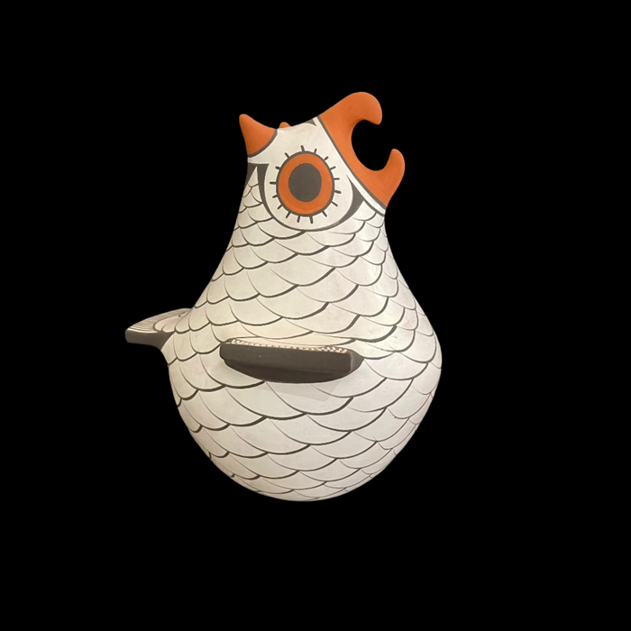 White Owl Pot, by Anderson J. (Jamie)  Peynetsa