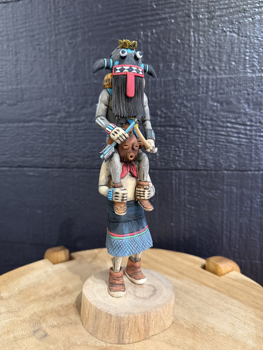 Mudhead and Paralyzed Kachina Doll, by Benjamin Kabinto