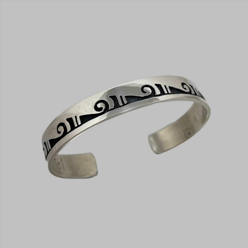 Hopi buy Silver Bracelet FR Ortiz Makers Mark