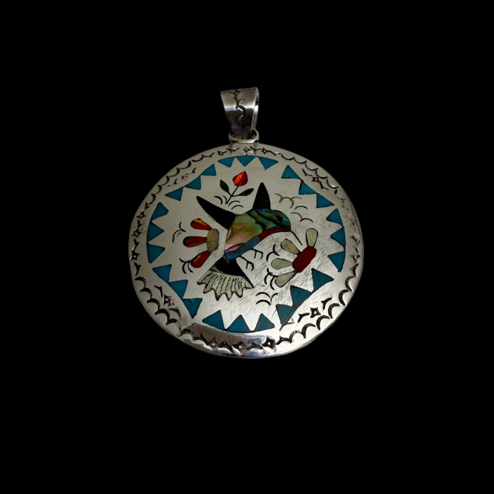 Hummingbird in the Flowers Pendant, by Sammy and Esther Guardian