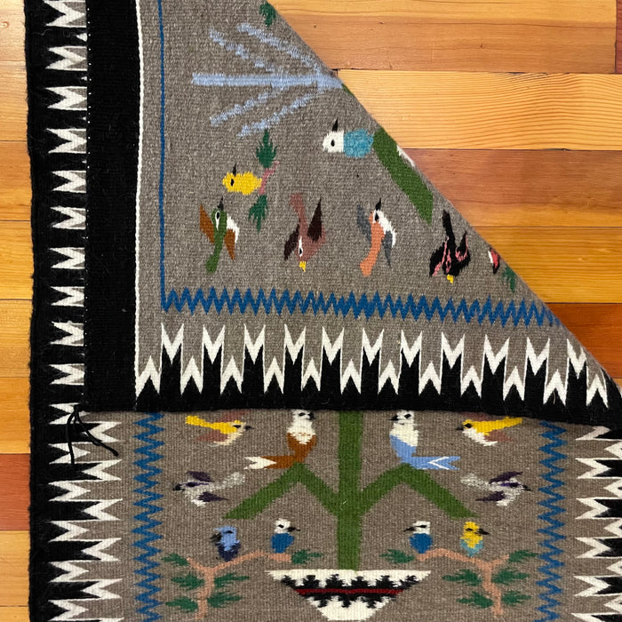 Tree of Life Navajo Rug by Elsie Shaw