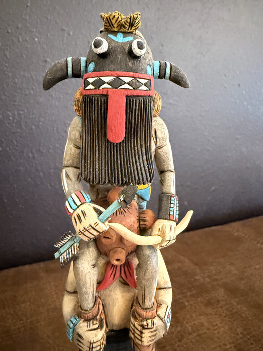 Mudhead and Paralyzed Kachina Doll, by Benjamin Kabinto