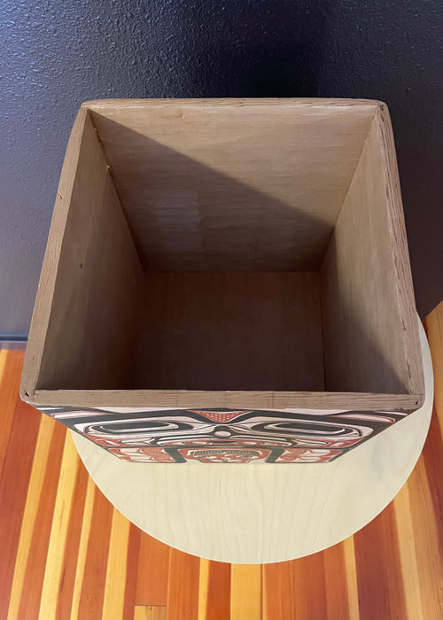 Raven Design Traditional Bentwood Box, by David A. Boxley