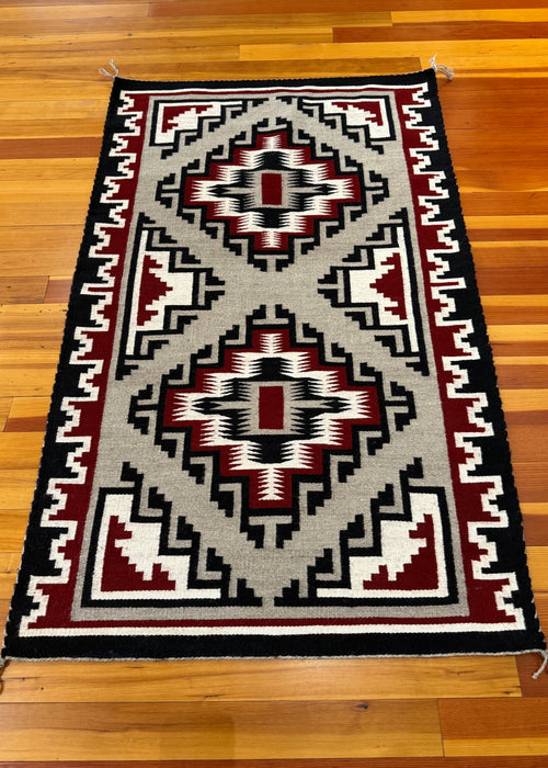 Ganadao Red Navajo Rug, by Nelly Yazzie