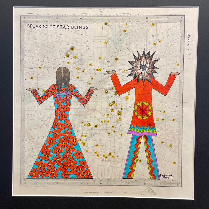 Speaking to Star Beings, 1846 Celestial, by Dolores Purdy, Caddo Nation WInnebago