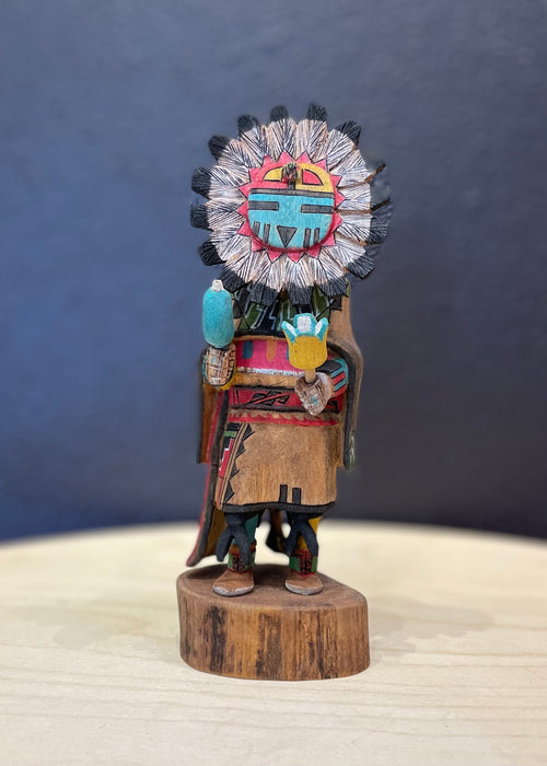 Wilfred Kaye SunFace Kachina at Raven Makes Gallery