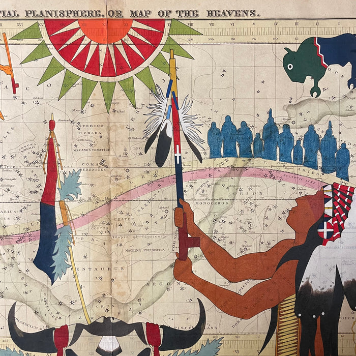 Ancestral Lodge, 1835 Map of the Heavens, by Travis Blackbird