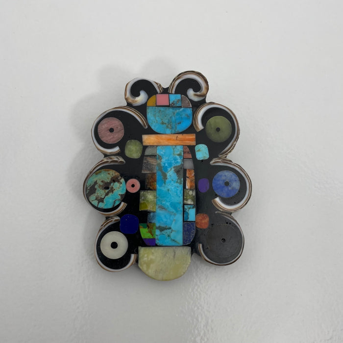Cosmic Pollinator Pin/Pendant, by Mary L. Tafoya