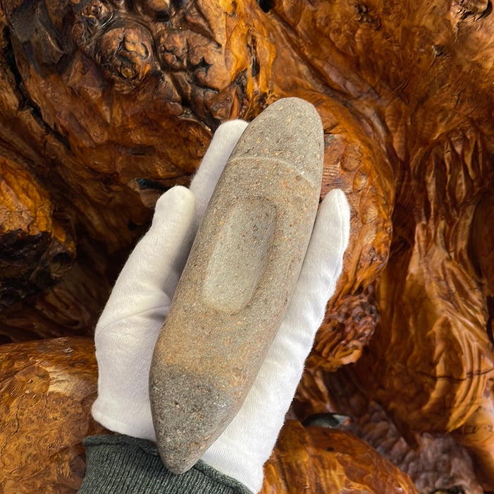 Carved Stone Eagle Offering Bowl, by Salvador Romero